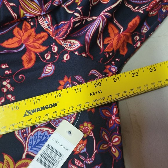 New Sunny Leigh Women's Large Dress Floral‎ Carolyn Print Long Sleeve Outfit - Picture 12 of 14